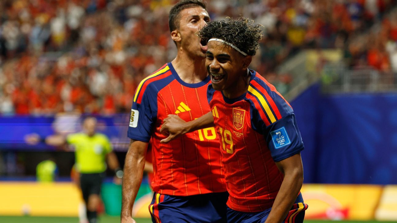 Yamal Scores First World Cup Goal, Propelling Spain to Rout Victory