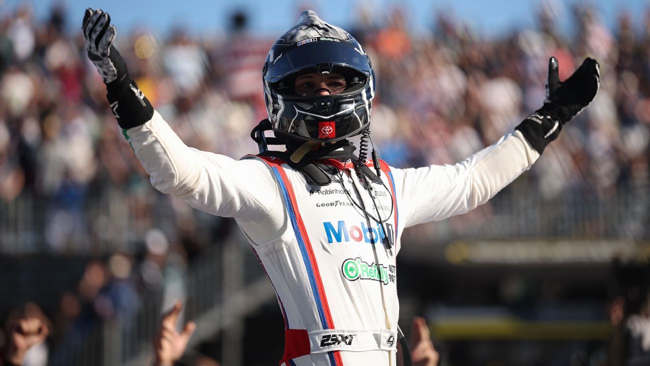 Heim earns first Cup win at San Diego race