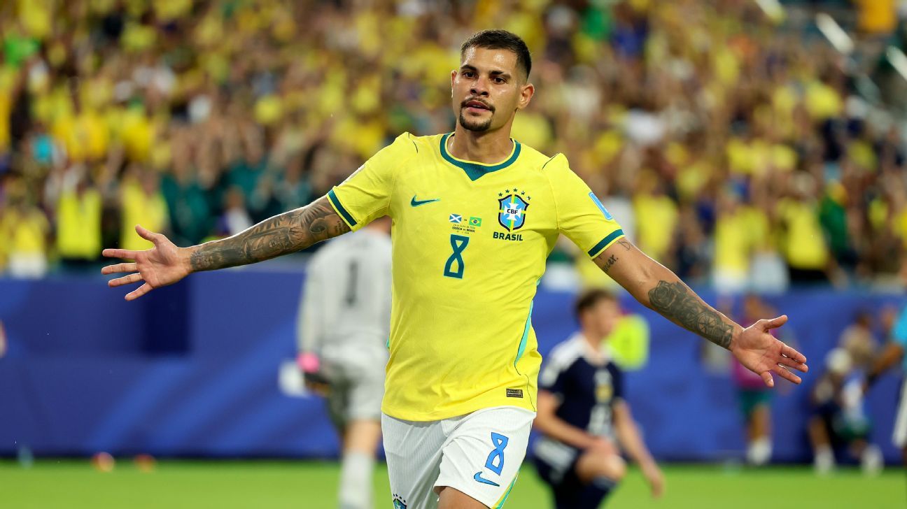 Bruno Guimarães alcança marca histórica e atinge topo do mercado mundial na Seleção