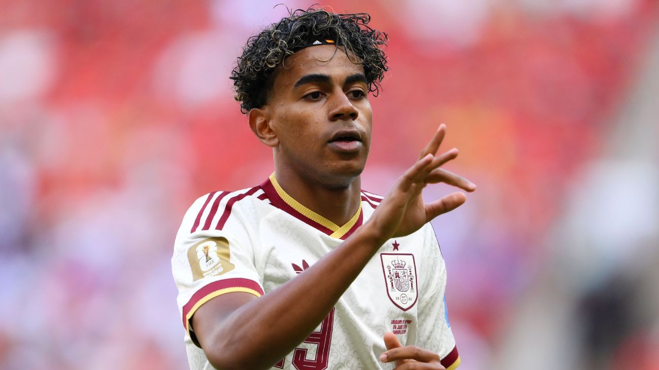 Follow live: Spain take on Uruguay in Group H matc...