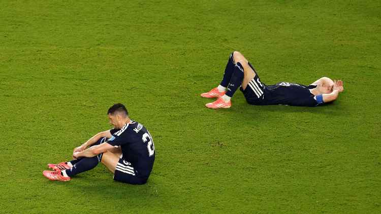 فرصة اسكتلندا في التأهل لأدوار خروج المغلوب في كأس العالم تنخفض إلى 0.07%