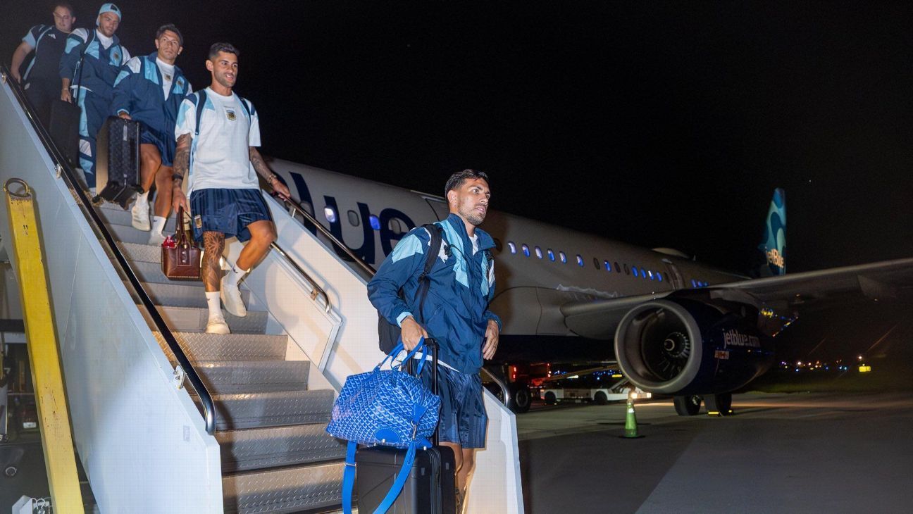 Argentina se instaló en Fort Lauderdale, a la espera de Cabo Verde