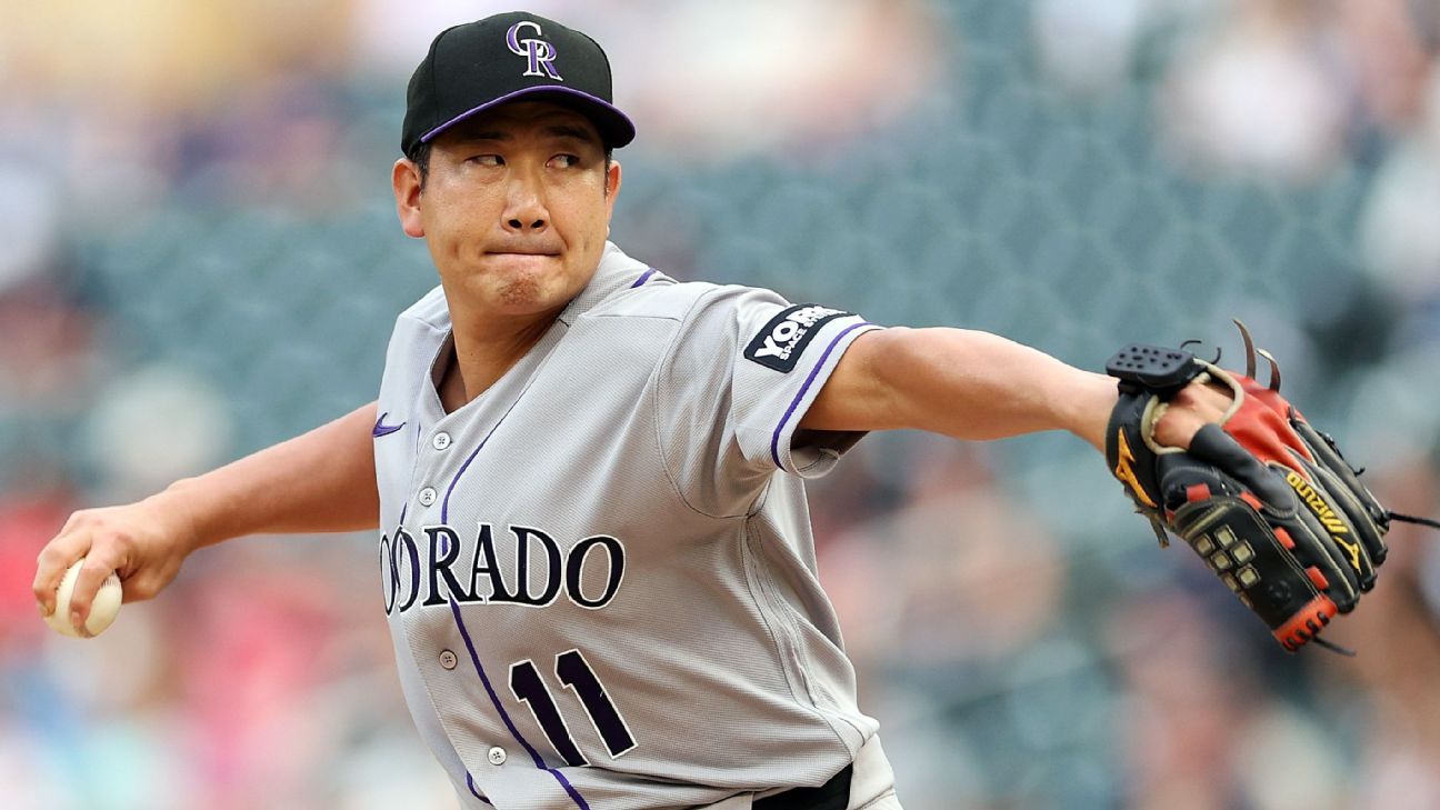 Rockies place Sugano, 36, on IL with back spasms