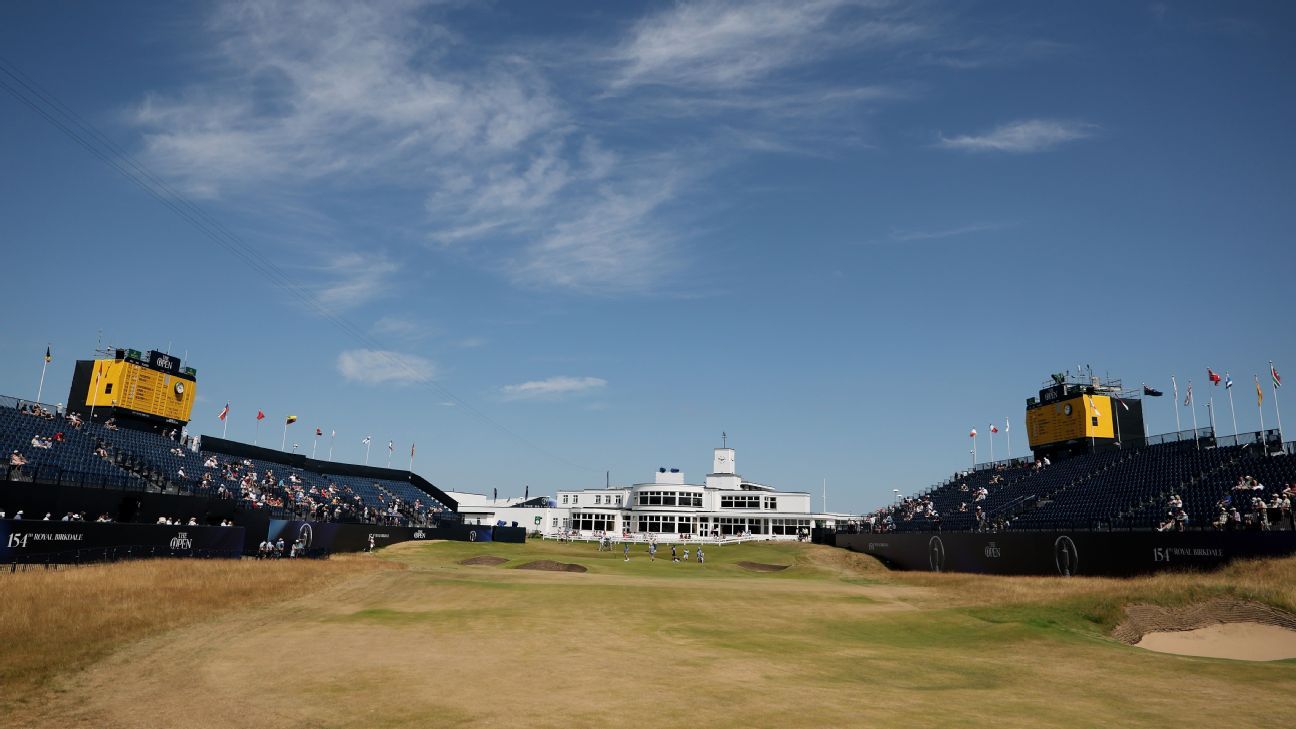 Tee times for the first and second rounds of The Open Championship 2026