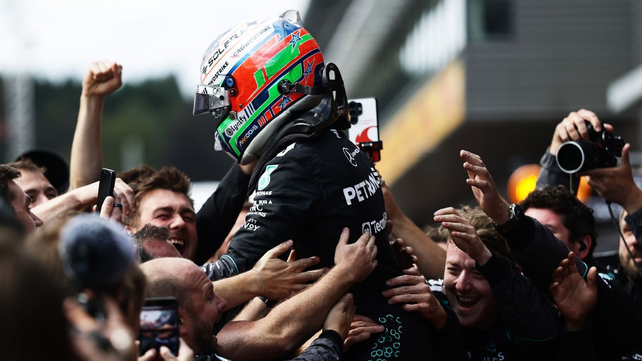 Kimi Antonelli vence GP da Bélgica e amplia liderança no campeonato; George Russell sofre acidente na largada