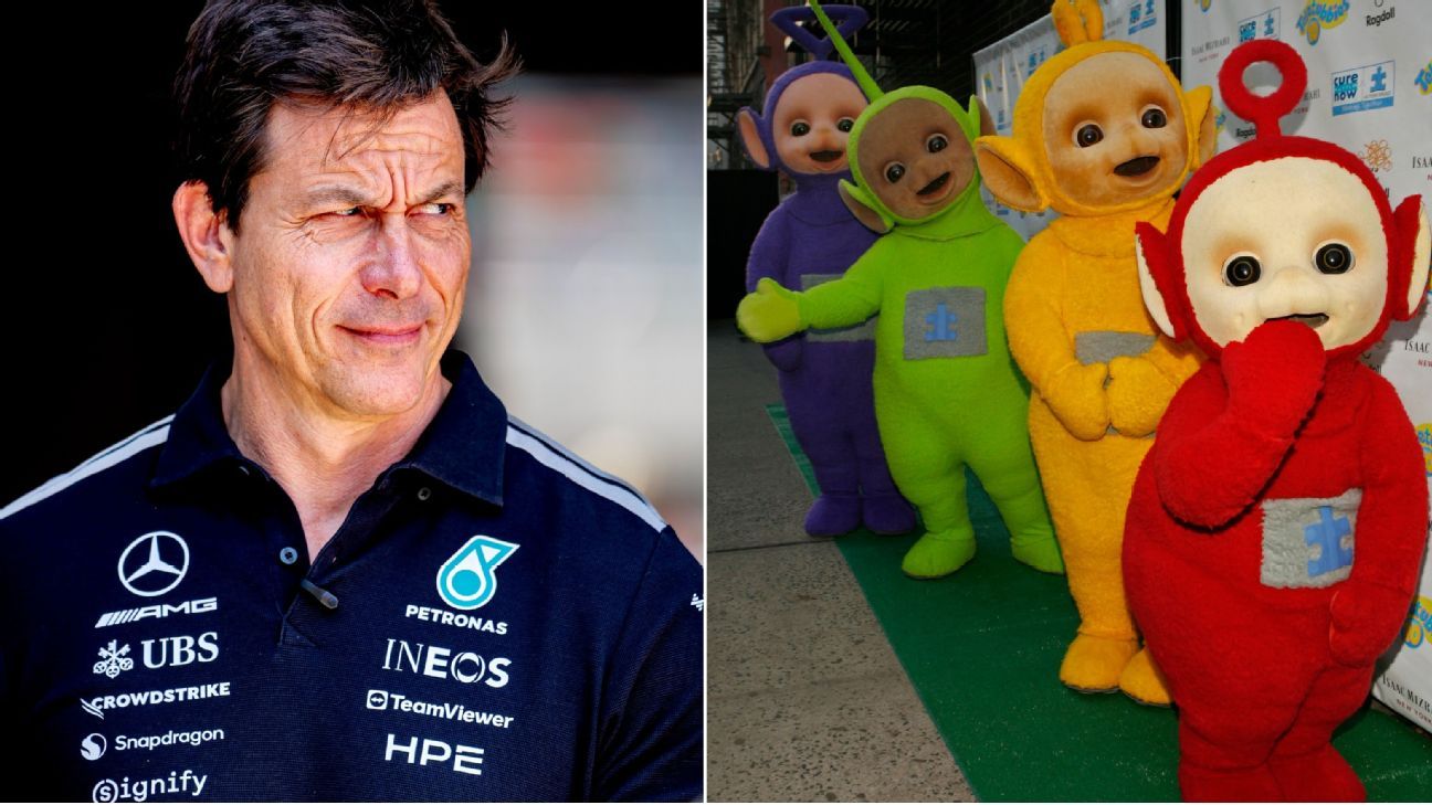 Wolff fumes at 'Teletubby' rivals in blue-flag rant