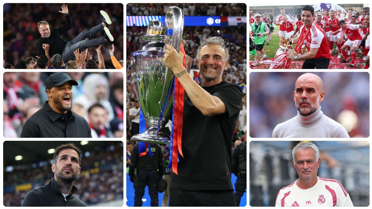 Ranked: The 30 best men's soccer club managers in Europe