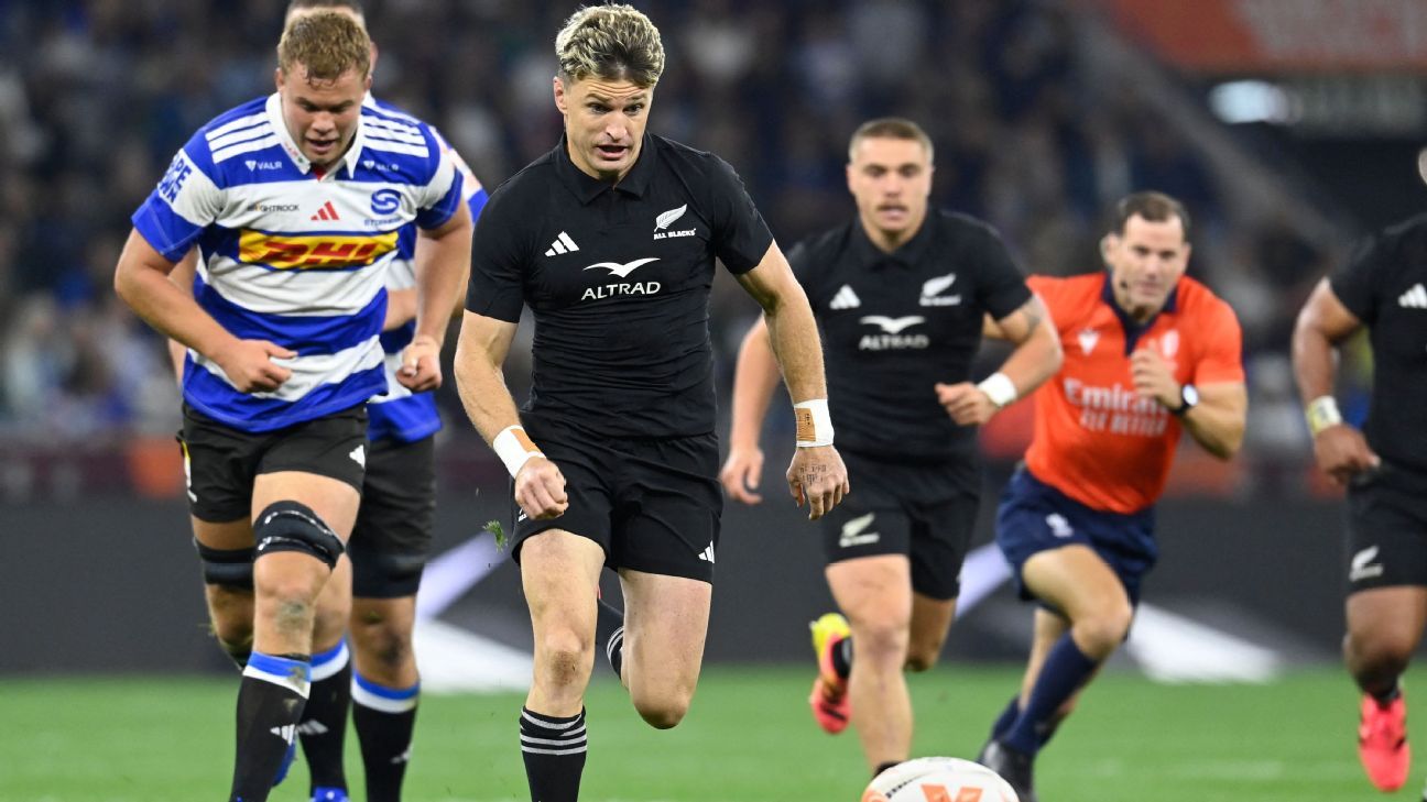 All Blacks unconvincing in win over Stormers in Cape Town