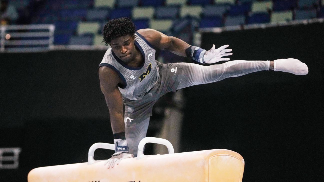 Richard soars to first men's U.S. gymnastics title