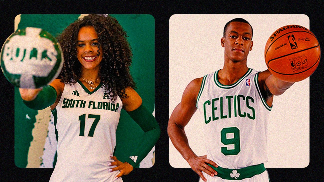 Recognize the names? Garnett, Ewing, Rondo, Spears star in NCAA volleyball