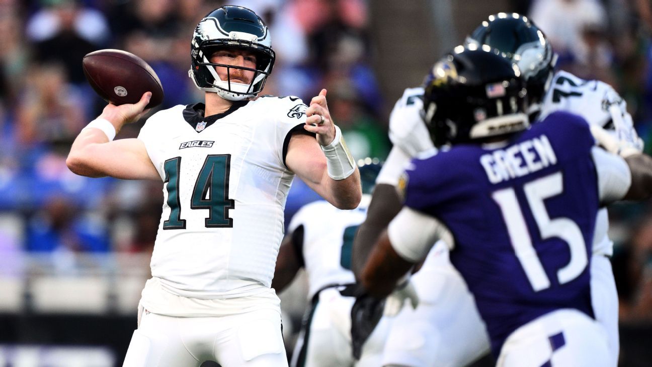 Sources: Eagles release Dalton after demotion from QB2