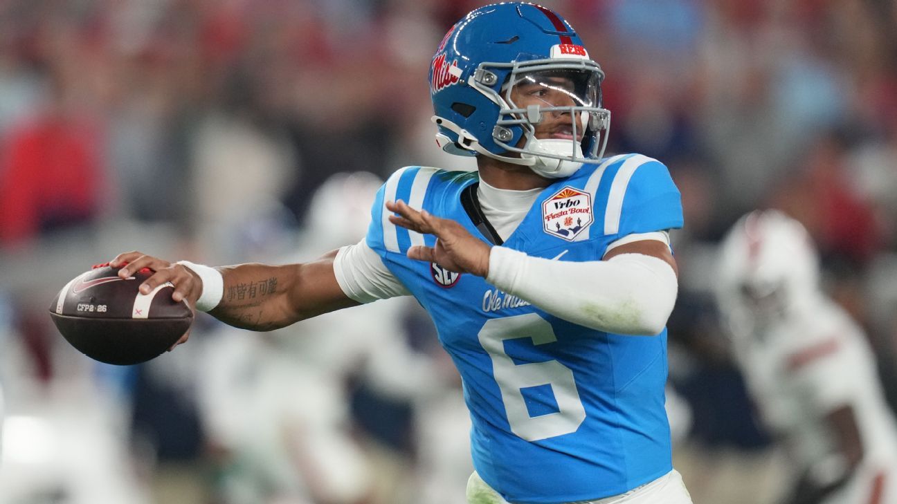 Early quarterback tiers for the 2027 NFL draft: How 31 eligible passers grade out right now