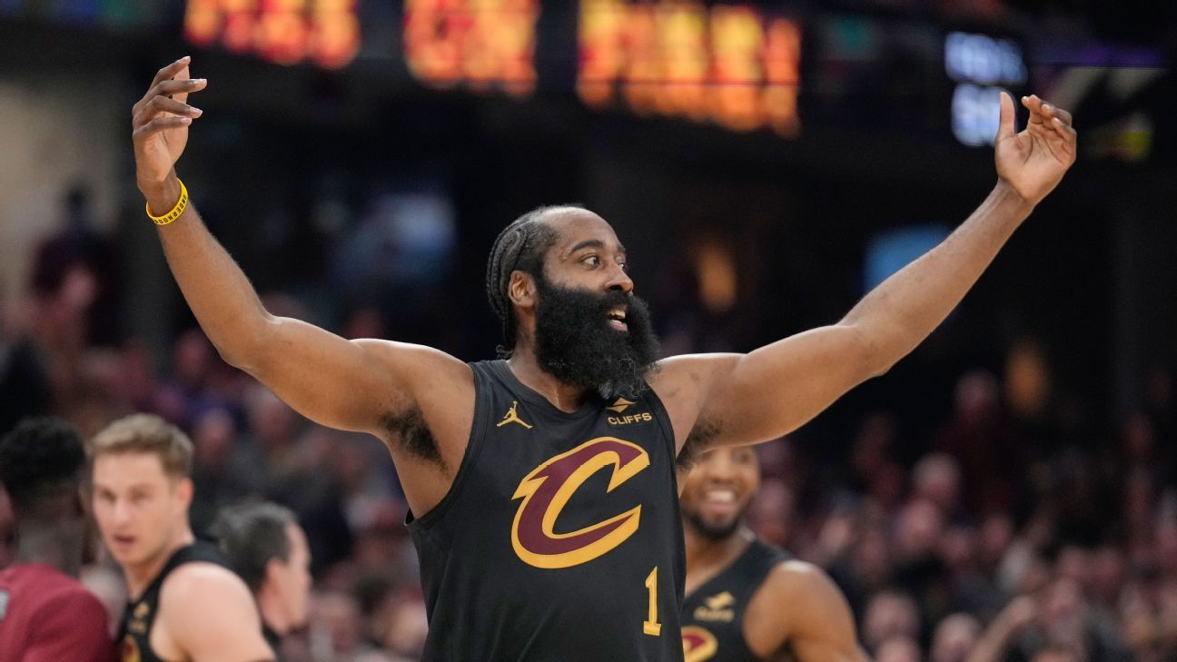 Harden agrees to $97M deal to remain with Cavs