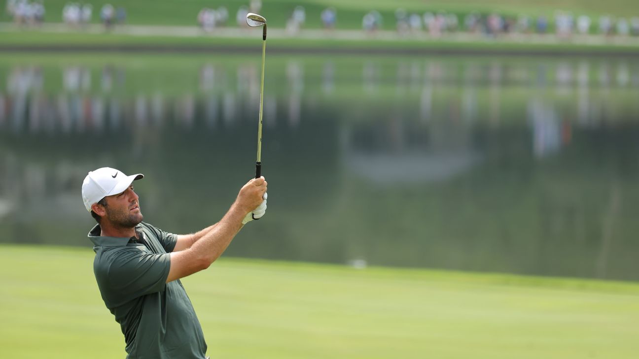 Tour Championship: Best shots and highlights from Saturday