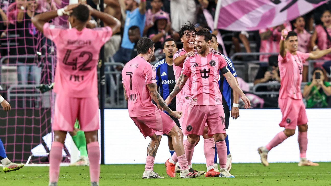 Every time Messi has scored 4 goals (or more!) for Barcelona, Inter Miami and Argentina