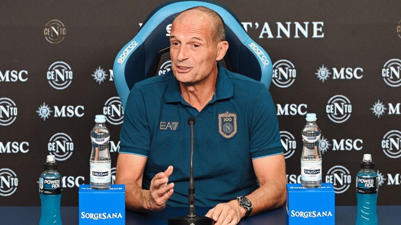 Allegri returns to Milan vs. title 'favorites' Inter