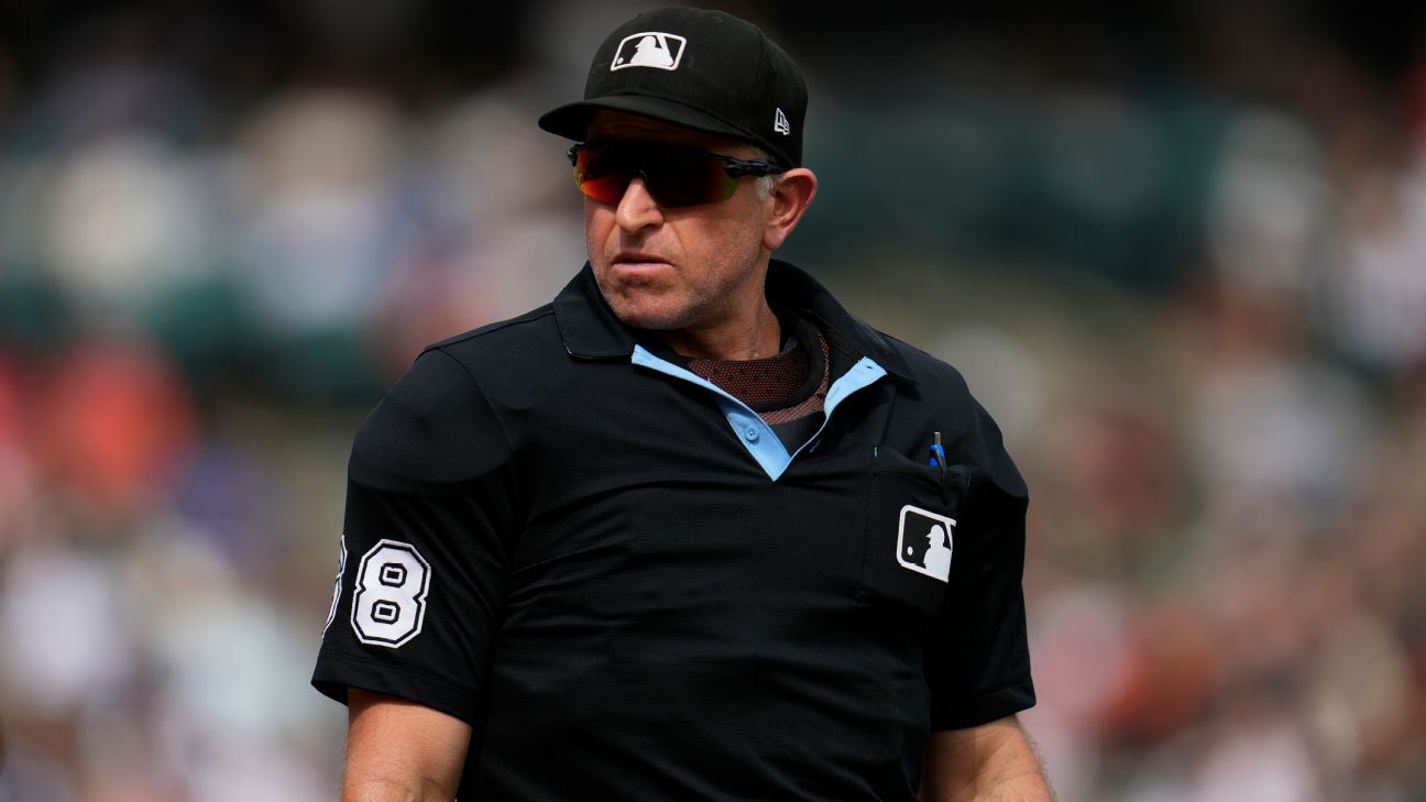 Árbitro deja juego tras golpe en la careta por un foul tip