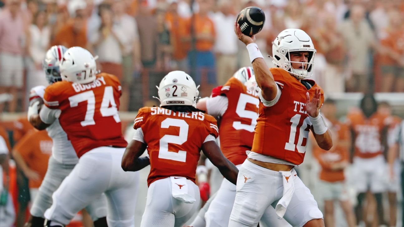 No. 4 Texas Rallies from 20-Point Deficit to Upset No. 1 Ohio State