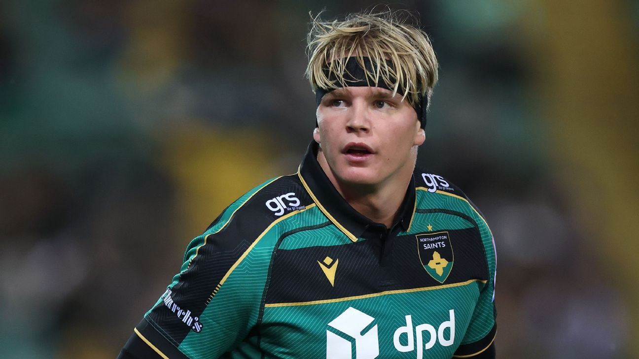 Henry Pollock's new Northampton Saints deal worth £400k - sources - ESPN