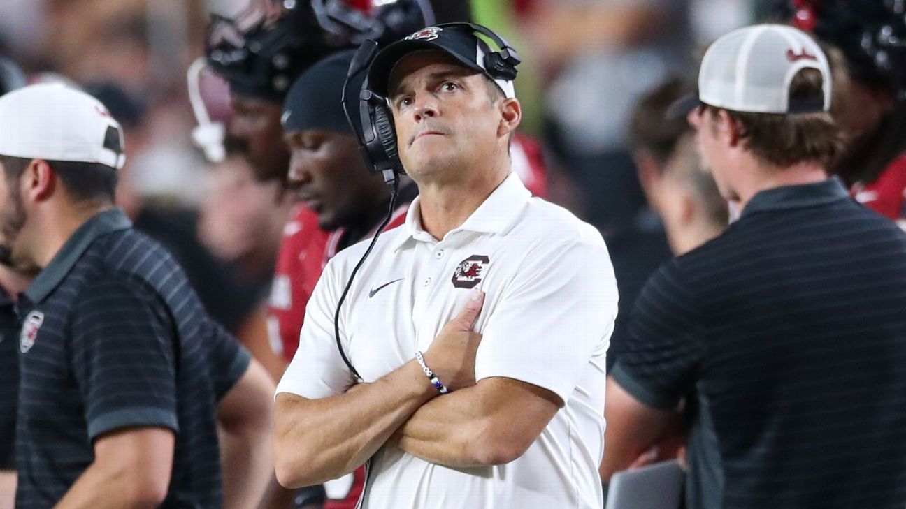 South Carolina's Shane Beamer defends QB LaNorris Sellers