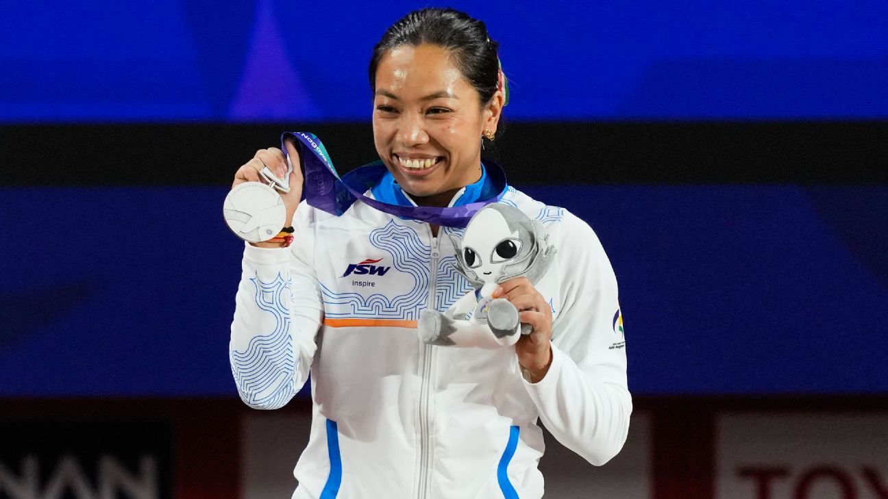 Asian Games 2026: Mirabai wins silver, completes her set of medals and is now officially India's greatest lifter