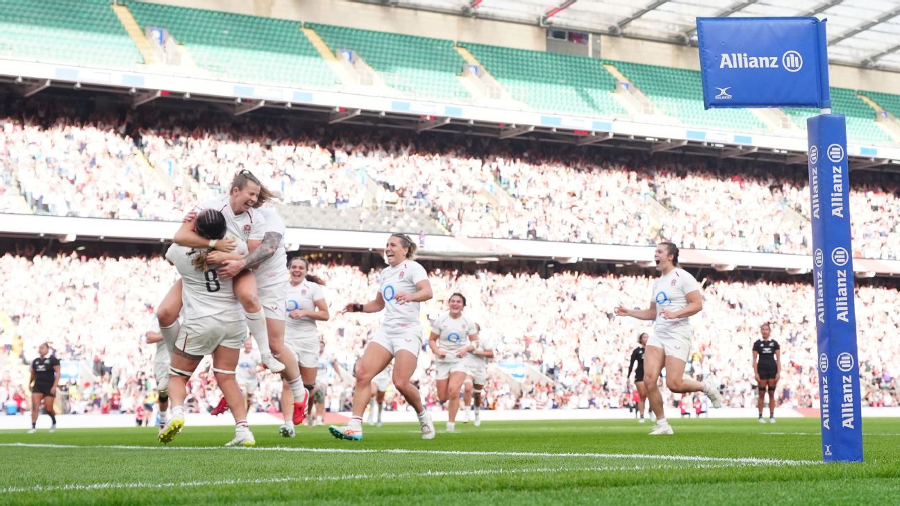 Red Roses Fixtures England 26-19 New Zealand: Zoe Harrison scores overtime try as Red ...