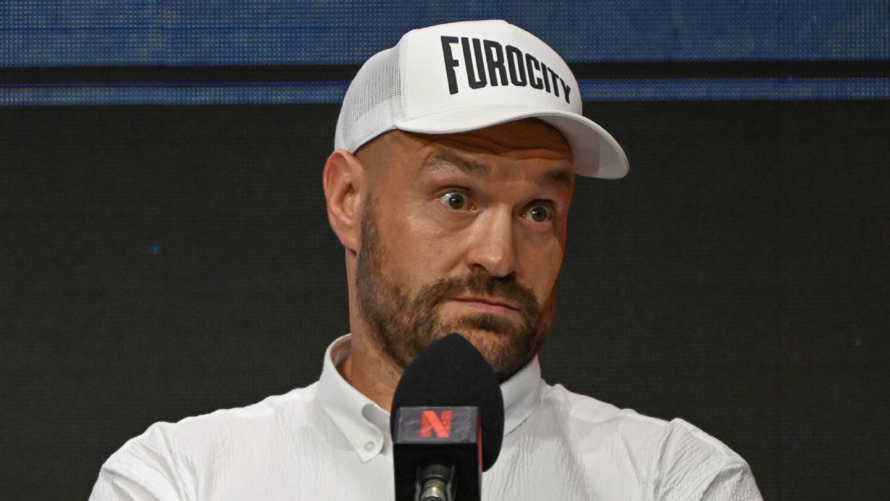 Tyson Fury unveils sparring partners who have history with Anthony Joshua
