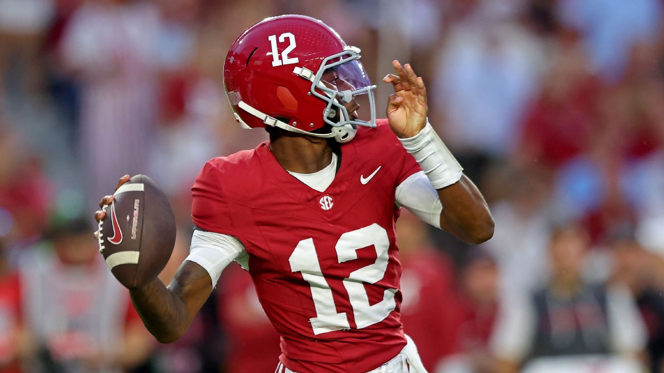 CFB top 25 betting lines: Bama slim home favorite vs. UGA; Oregon favored vs. UCLA