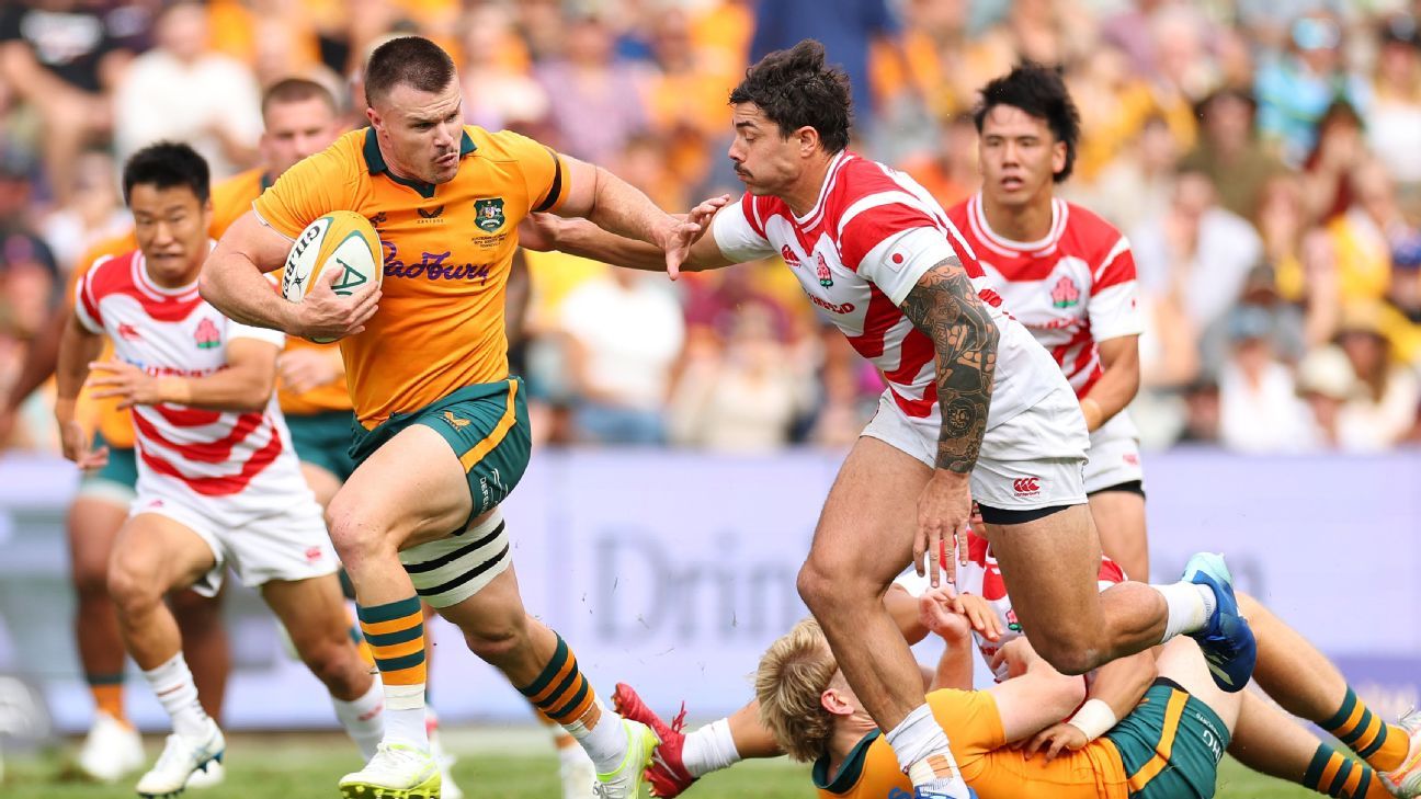 Wallabies make one change for Bledisloe I, Suaalii stays on wing
