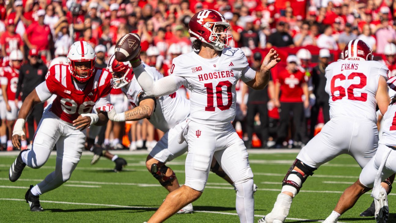Marsh's 4th-down TD lifts Indiana to comeback win over Nebraska