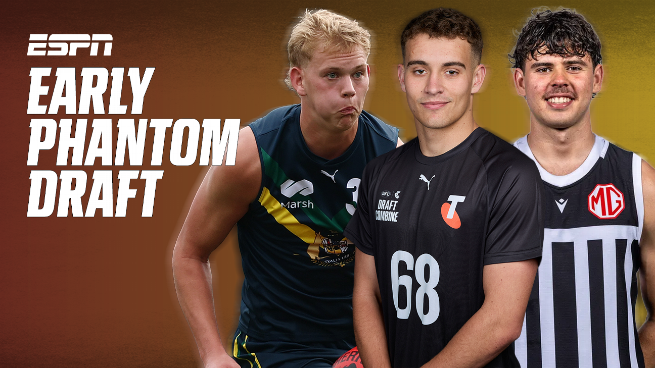 AFL Draft 2026: First-round Phantom Draft - an early look at who goes ...