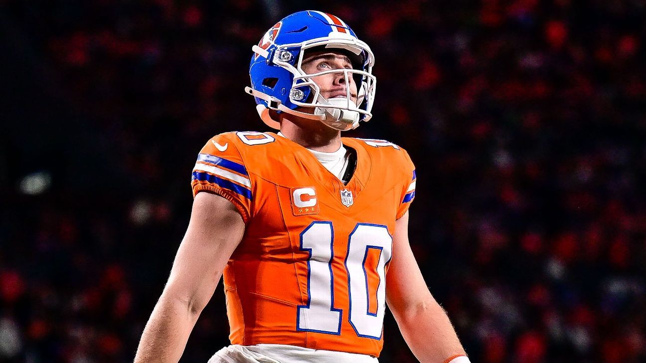 Broncos not considering benching Nix amid offense's struggles, Payton says
