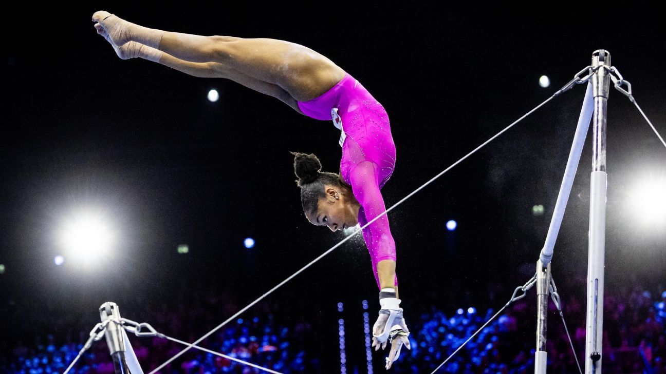 Skye Blakely adds to gymnastics worlds medal haul; Fred Richard wins men's floor