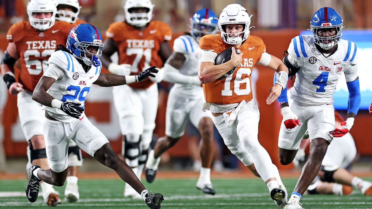 Texas, Arch hold off Ole Miss rally to snap 2-game skid, cool criticism