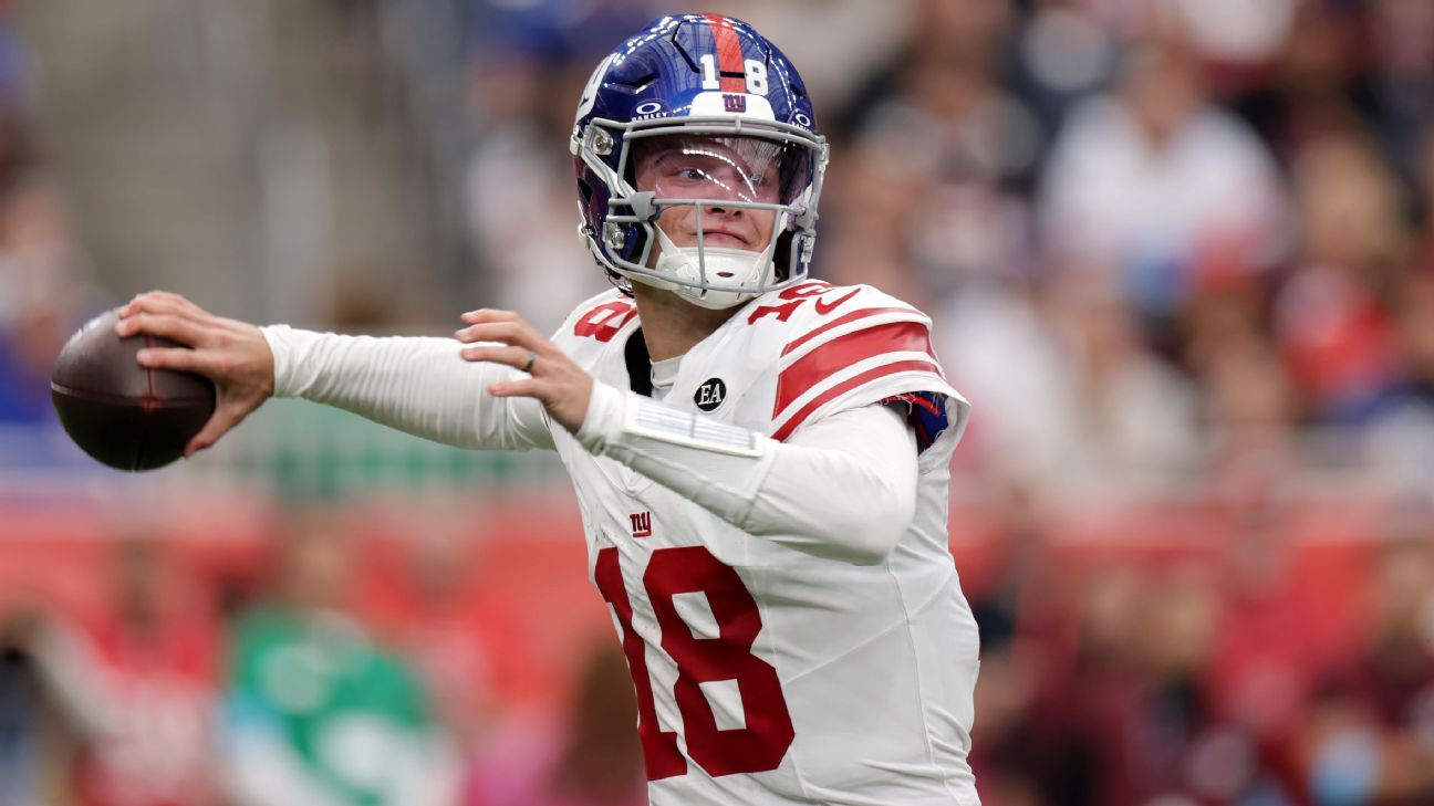 Let's overreact to NFL Week 7: J.J. McCarthy-led Giants to make playoffs?