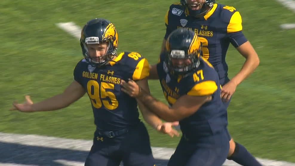 Kent State hits gamewinning FG in overtime ESPN Video