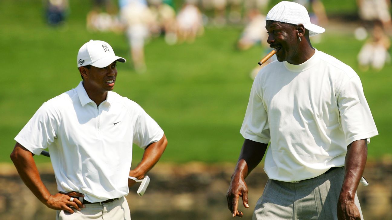 Tiger Woods et Michael Jordan inclus dans le jeu vidéo PGA Tour 2K23