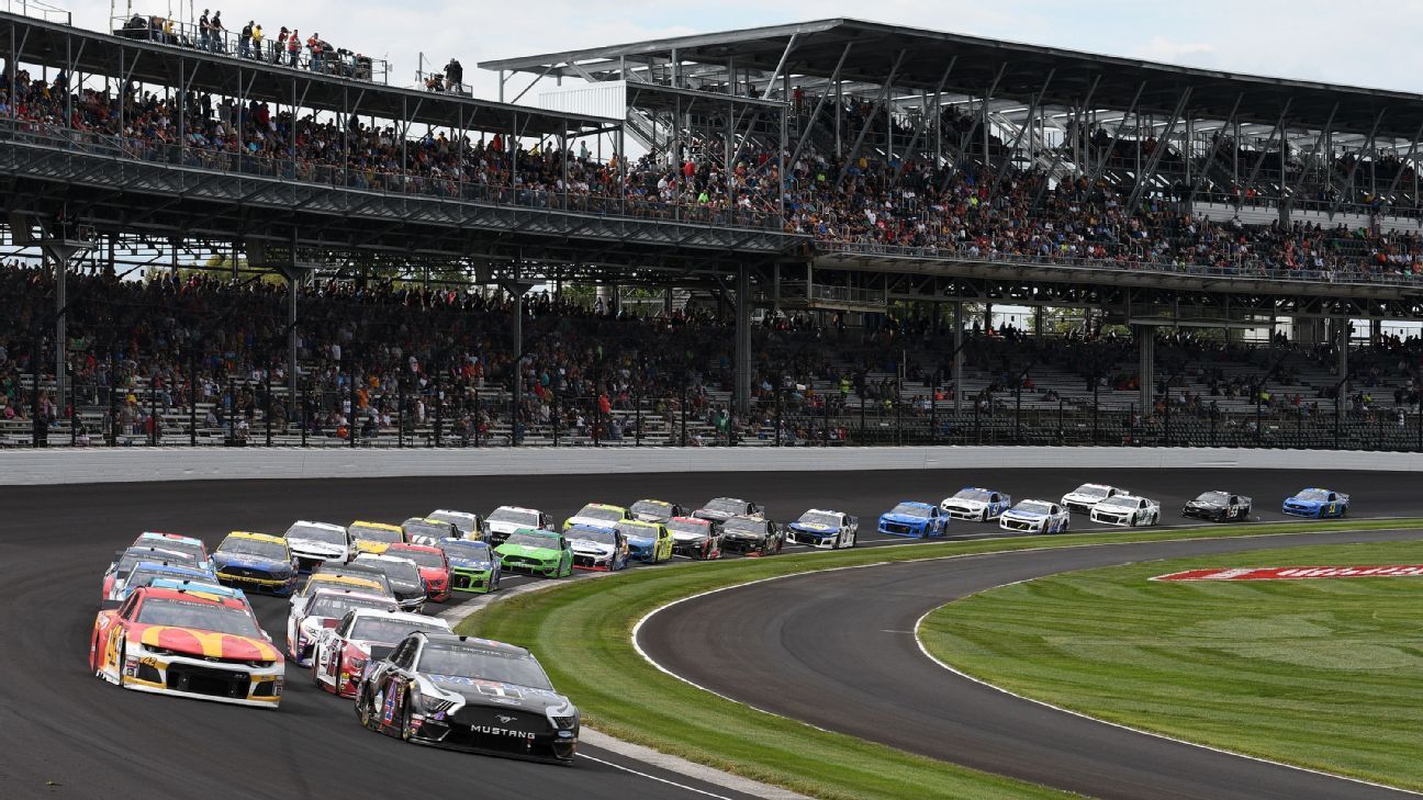 NASCAR to use oval for Brickyard anniversary