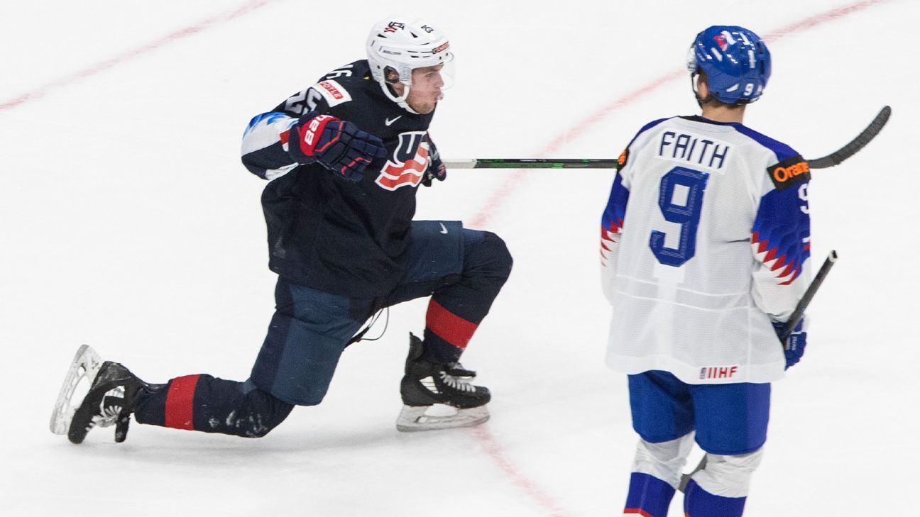 Photo of USA o postup do svetového semifinále juniorov v hokeji porážajú Slovensko