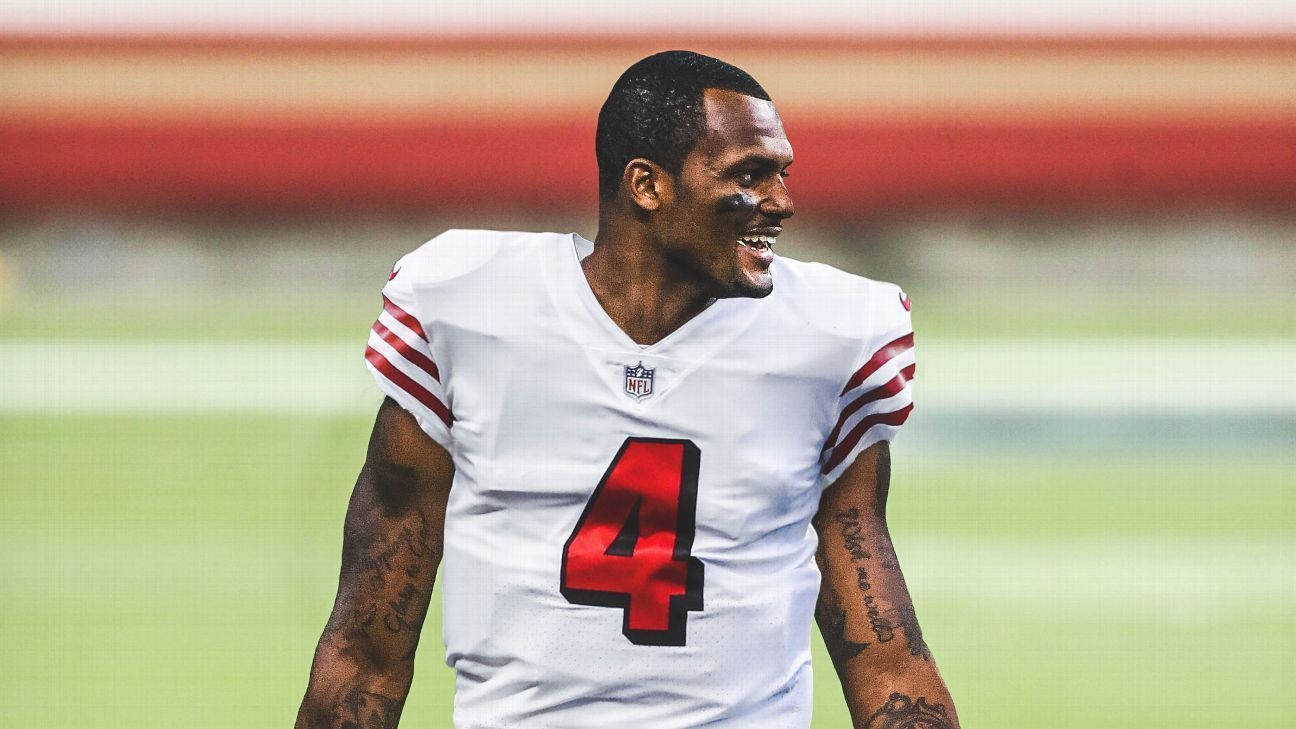 Deshaun Watson series as “get Steph Curry” by 49ers