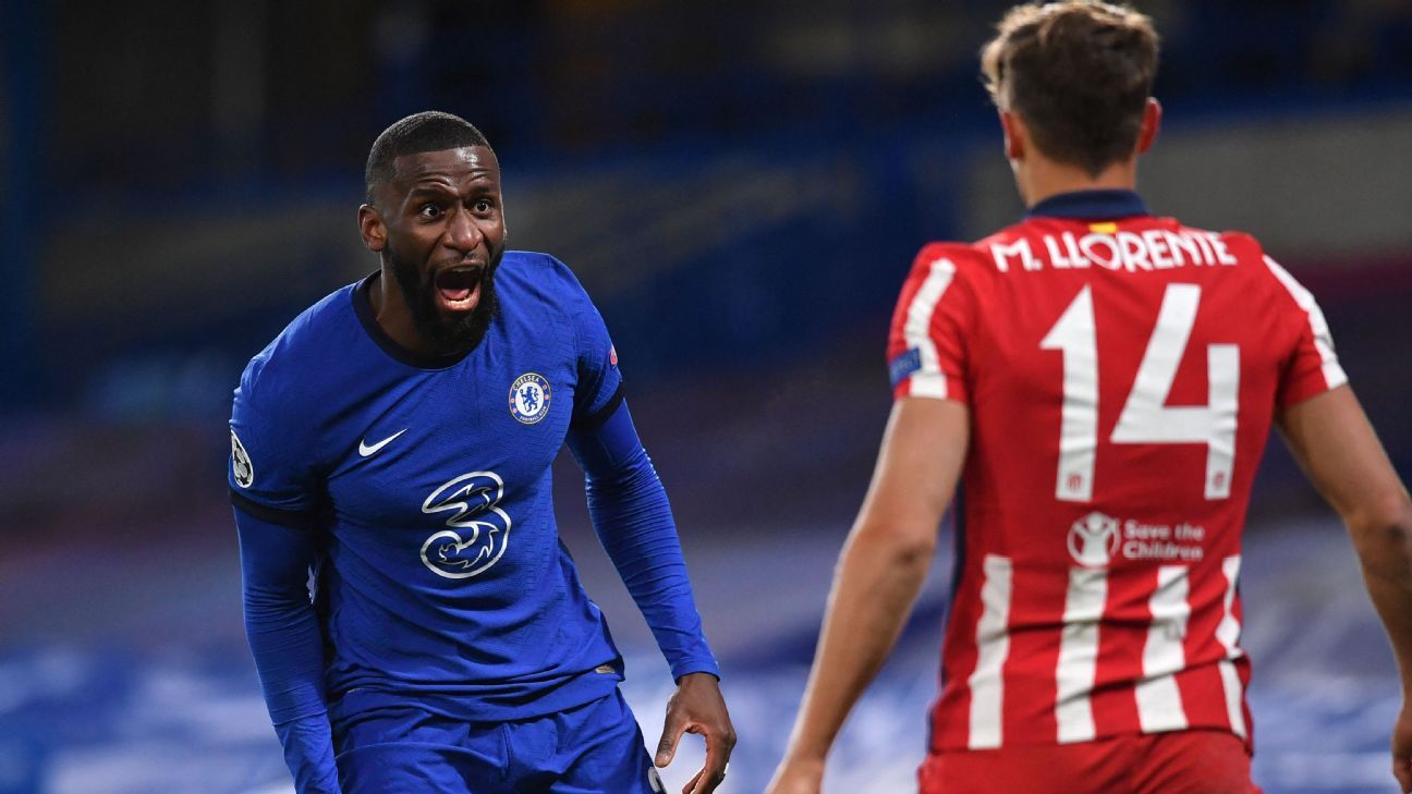 Rudiger and Werner 8/10 as Chelsea frustrate Atletico and reach UCL final eight