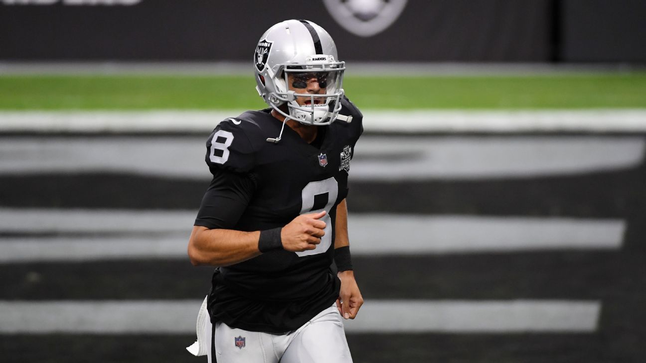 Marcus Mariota is restructuring to return with the Las Vegas Raiders