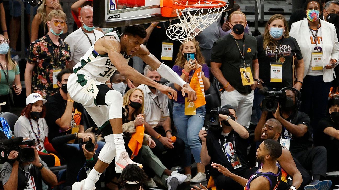 The monster of the 2021 finals is Giannis Antedocoun