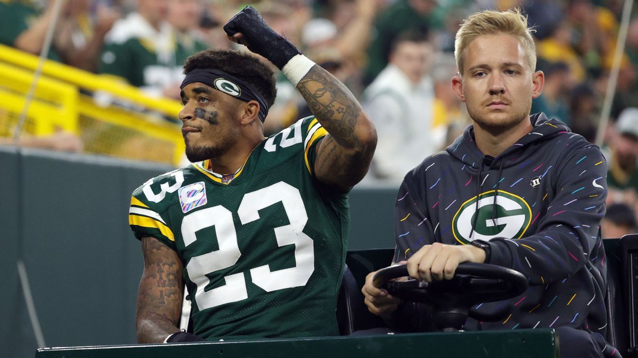 Sources — Green Bay Packers awaiting decision whether star CB Jaire Alexander needs season-ending surgery