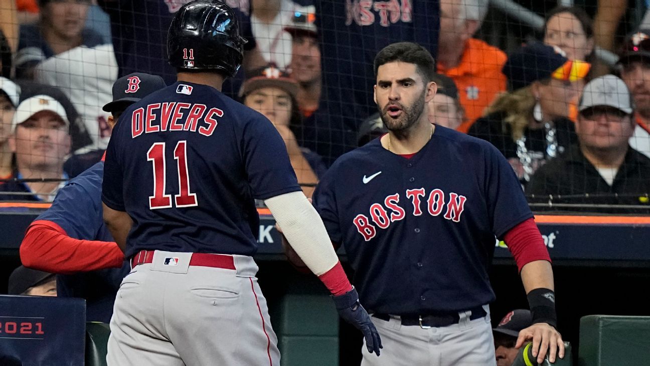 Boston Red Sox hit 2 grand slams in first 2 innings en route to ALCS Game 2 win