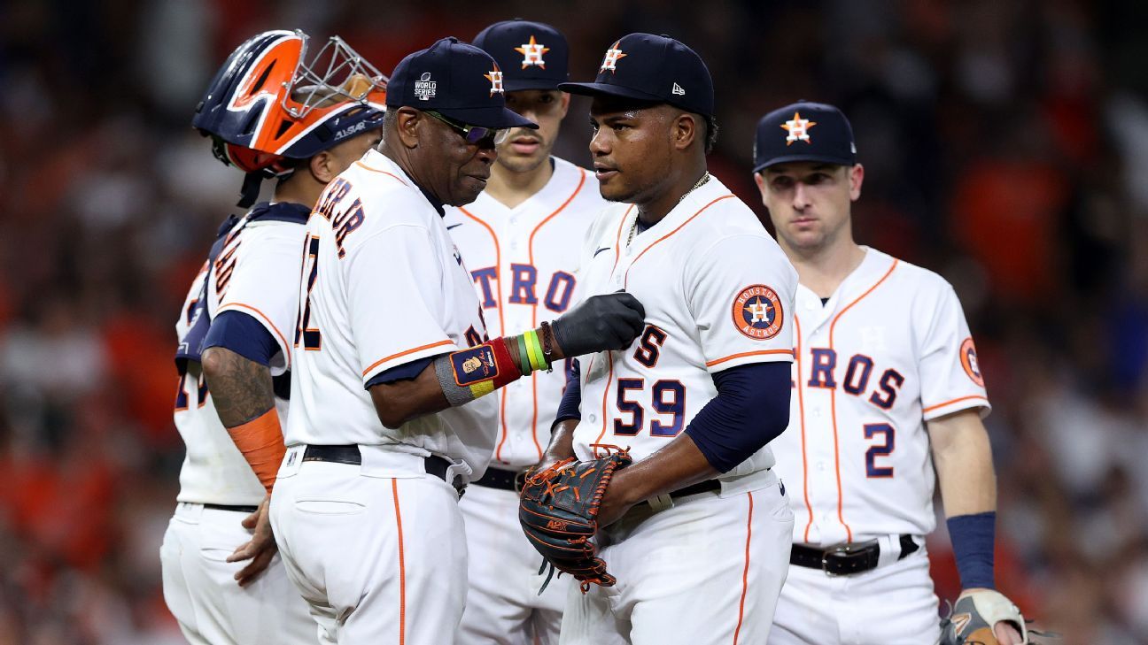 <div>Baker on Astros' loss: 'Our team doesn't worry'</div>