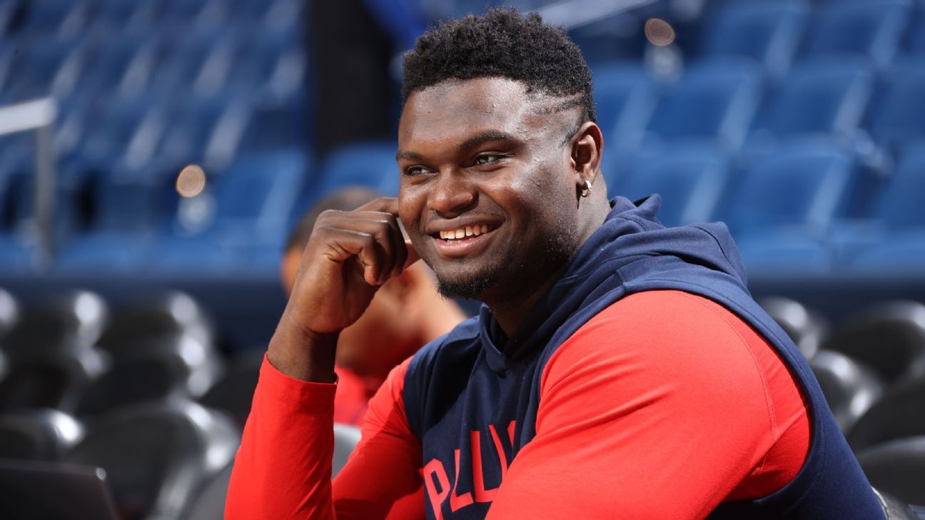 Zion Williamson diz que vai ‘é claro’ assinar uma extensão com o New Orleans Pelicans