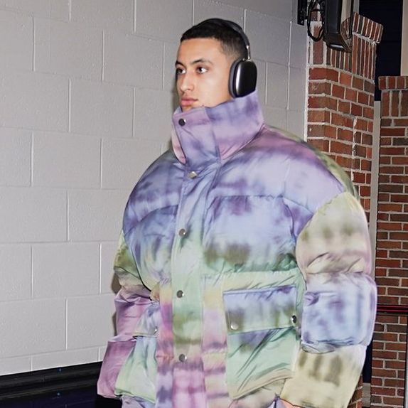 Kyle Kuzma’s edgy pregame fits include oversized sweaters, short-shorts and more