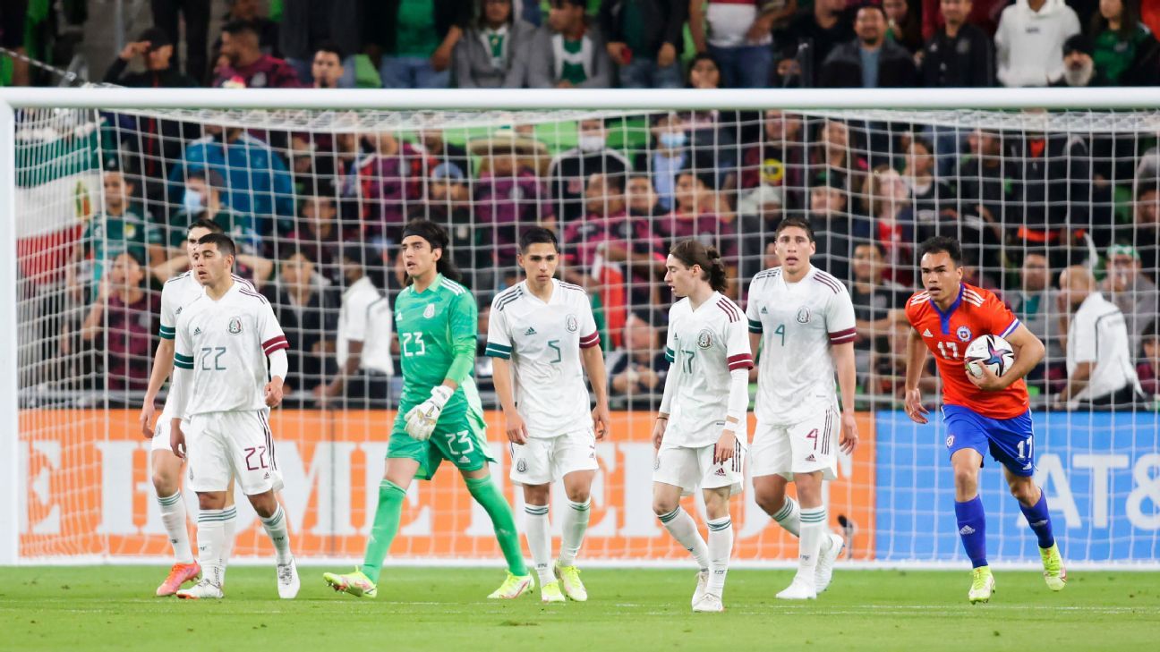 México contra  Chile – Crónica de partido de fútbol – 9 diciembre 2021
