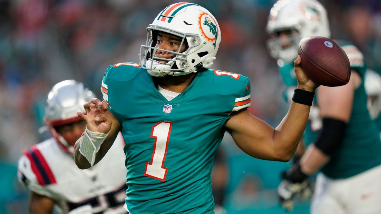 Miami Dolphins’ 2022 schedule: Early tests will be measuring stick – NFL Nation